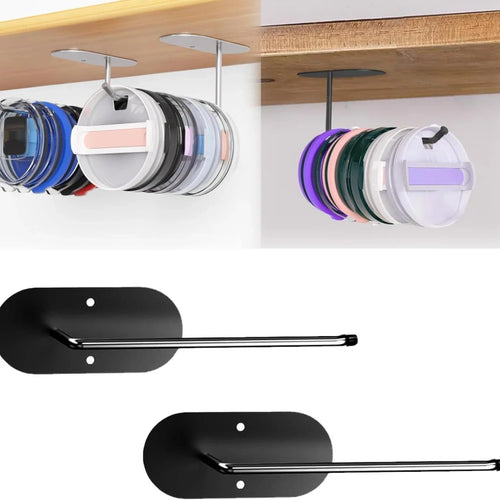 Adhesive Tumbler Lid Organizer